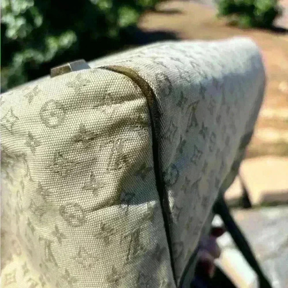 Louis Vuitton denim Josephine EUC in Olive Green “One of one. Will not relist.” - Picture 10 of 17